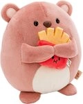 Nici Kuscheltier mymochi, B&auml;r Nomo, 16 cm, mit Pommes, in Geschenkbox