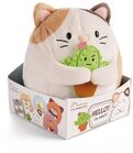Nici Pl&uuml;schfigur Nici 61147 Kuscheltier Katze Angy 16cm mit Kaktus in