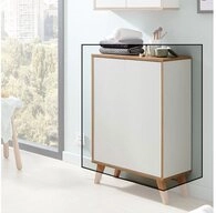 FACKELMANN Midischrank Finn Doppel-Midischrank 60cm - Wei&szlig; matt