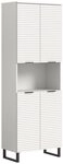xonox.home Highboard, Wei&szlig; Softclose Melamin Modern 70x193x34 cm