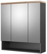 Vicco Badezimmerspiegelschrank Eden, Anthrazit/Artisan-Eiche, 70 x 77 cm (1-St)