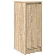 vidaXL Schuhregal Schuhschrank Sonoma-Eiche 29,5x34x76 cm Holzwerkstoff, 1-tlg.