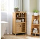 Kleankin Badkommode Beistellschrank, Mehrzweckschrank mit Kippschutz,...