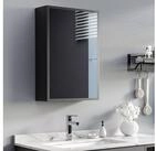 Kleankin Spiegelschrank Badspiegelschrank mit 3 Schichten (H&auml;ngeschrank, 1-St.,