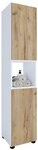 VCM Hochschrank Badschrank Flandu H. 153 x B. 31 x T. 30 cm Holz...
