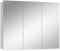 Vicco Badezimmerspiegelschrank Sola, Wei&szlig;, 100 x 79.8 cm mit 3 T&uuml;ren (1-St)