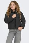 Steppjacke KIDS ONLY "KOGDOLLY SHORT PUFFER JACKET OTW", M&auml;dchen, Gr. 128, schwarz,