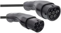 Inline EV Autoladekabel Typ2, 11 kW, 3-phasig, 7,5 m Netzkabel