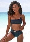 LASCANA Bustier-Bikini-Top Yves, mit elegantem Schmuckdekor