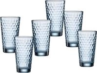 Ritzenhoff & Breker Longdrinkglas Favo, 6-teilig, 6-tlg., Glas, 6er Set, je 350...