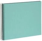 Goldbuch Fotoalbum Spiralalbum 25507 Bella Vista aqua 35x30cm schwarz