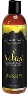 Intimate Earth Massage&ouml;l Relax (Lemongrass/Kokos) Flasche mit 120ml, 1-tlg.,