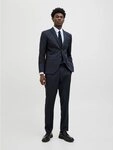 Jack & Jones Anzug JPRCOSTA SUIT (Set, 2-tlg) aus Polyester, sehr schmale...