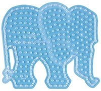 Hama B&uuml;gelperlen Hama Maxi-Stiftplatte Elefant, transparent