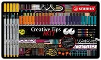 STABILO Filzstift STABILO Creative Tips ARTY Multiliner-Set URBAN - 50er...