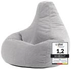 icon Sitzsack Sessel mit R&uuml;ckenlehne aus Cord &bdquo;Dalton&ldquo;, Sitzsack XXL,...