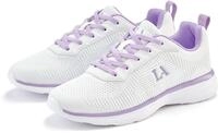 Sneaker LASCANA "Turnschuhe", M&auml;dchen, Gr. 42, lila (wei&szlig;, lila), Obermaterial: 60%