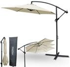 deluxe4home Sonnenschirm Ampelschirm &Oslash;270 cm mit St&auml;nder & Schutzcover I