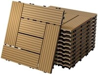 ECD Germany Terrassendielen WPC Bodenplatte Terrassenfliesen Fliesen mit...