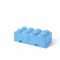 NHG Aufbewahrungsbox LEGO Brick Drawer 8 - Light Royal Blue