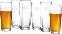 Ritzenhoff & Breker Bierglas Willi, 6-tlg., Glas, 500 ml, 6-teilig