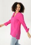 Longbluse ANISTON SELECTED, Damen, Gr. 36, pink, Web, Obermaterial: 100% Viskose,