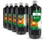 H&ouml;fer Chemie GmbH Petroleum 6x 1 L FLAMBIOL&reg; Petroleum Heiz&ouml;l in Flaschen, 6...