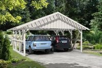 Skanholz Doppelcarport Schwarzwald, BxT: 684x600 cm, 220 cm Einfahrtsh&ouml;he,