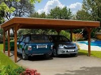 Skanholz Doppelcarport Spessart, BxT: 611x604 cm, 220 cm Einfahrtsh&ouml;he