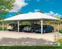 Skanholz Doppelcarport Taunus, BxT: 1176x634 cm, 220 cm Einfahrtsh&ouml;he
