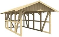 Skanholz Einzelcarport Schwarzwald, BxT: 424x772 cm, 220 cm Einfahrtsh&ouml;he, mit