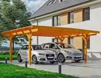 Skanholz Doppelcarport Odenwald, BxT: 640x541 cm, 220 cm Einfahrtsh&ouml;he