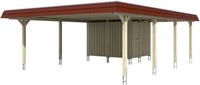 Skanholz Doppelcarport Wendland, BxT: 630x879 cm, 216 cm Einfahrtsh&ouml;he, mit