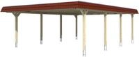Skanholz Doppelcarport Wendland, BxT: 630x879 cm, 216 cm Einfahrtsh&ouml;he, mit
