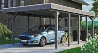 Skanholz Einzelcarport Friesland, BxT: 397x708 cm, 221 cm Einfahrtsh&ouml;he