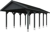 Skanholz Einzelcarport Wallgau, BxT: 430x750 cm, 215 cm Einfahrtsh&ouml;he, mit...