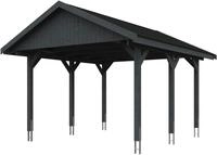 Skanholz Einzelcarport Wallgau, BxT: 430x500 cm, 215 cm Einfahrtsh&ouml;he, mit...