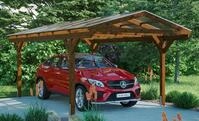 Skanholz Einzelcarport Westerwald, BxT: 362x648 cm, 220 cm Einfahrtsh&ouml;he