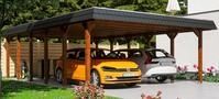 Skanholz Doppelcarport Spreewald, BxT: 585x893 cm, 215 cm Einfahrtsh&ouml;he