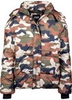 URBAN CLASSICS Winterjacke Urban Classics Damen Ladies Boyfriend Camo Puffer...