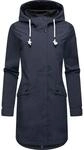 Regenmantel RAGWEAR "Softshellmantel Tinsley Shell", Damen, Gr. XS, blau (navy),