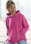 Elbsand Kapuzensweatshirt Lioba im Oversize-Fit, Hoodie mit Tasche und Logodruck