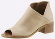 Sandalette ANDREA CONTI, Damen, Gr. 36, beige (creme), Glattleder, Leder, Schuhe