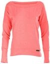 Oversize-Shirt WINSHAPE "Longsleeve WS2", Damen, Gr. XS, rot (neon coral), 48%