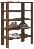 vidaXL Schuhschrank Schuhregal Braun Eichen-Optik 61x32x87,5 cm Holzwerkstoff