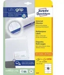 Avery Zweckform Etiketten Etikett 105X57mm A4 ILC wei&szlig; 30 Blatt 300 Etiketten