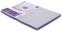 EXACOMPTA Buchbindemappe 100er Pack Einbanddeckel aus PVC 200&micro;, f&uuml;r DIN A3 -