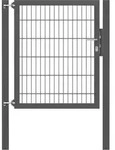 Alberts Zauneinzelt&uuml;r Flexo Plus, verschiedene Abmessungen grau 100 cm x 120 cm
