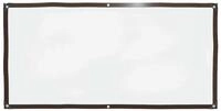 vidaXL Schutzplane vidaXL Transparente Plane mit &Ouml;sen 1x2 m Polyethylen