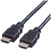VALUE Value HDMI Anschlusskabel HDMI-A Stecker 1.00 m Schwarz 11.99.5541 4K